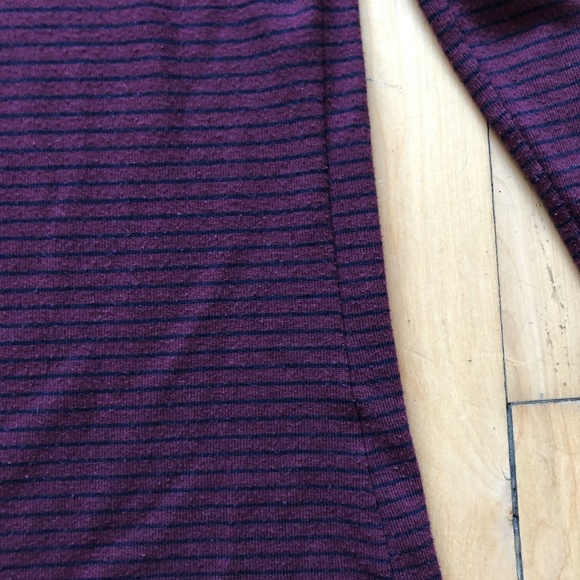 Burgundy & blue long sleeve tee - Picture 2 of 2